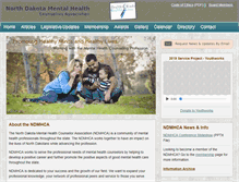 Tablet Screenshot of ndmhca.org